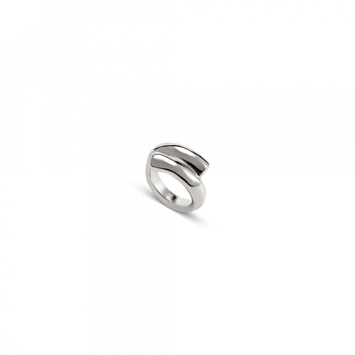 UNO DE 50 Silver Crossed Legs Ring Size 18