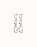 UNO DE 50 YOLO Silver Drop Earrings