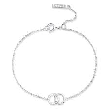 Olivia Burton Bejewelled Classic Interlink Bracelet with Crystal Silver