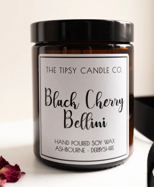 The Tipsy Candle Company Black Cherry Bellini