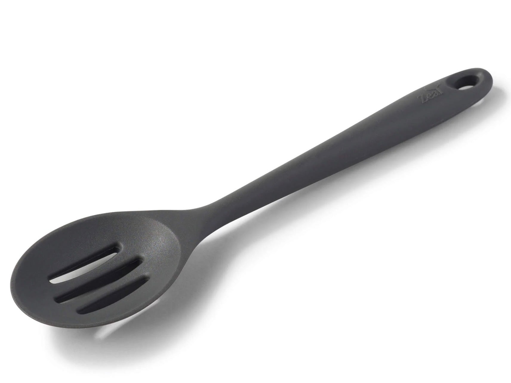 Zeal Silicone Slotted Spoon 28cm Dark Grey