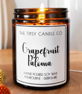 The Tipsy Candle Company Grapefruit Paloma