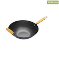 KitchenCraft World of Flavours Oriental Carbon Steel Non Stick Wok 35cm