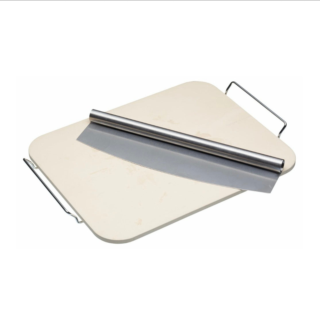 KitchenCraft Italian Large Pizza Stone & Cutter