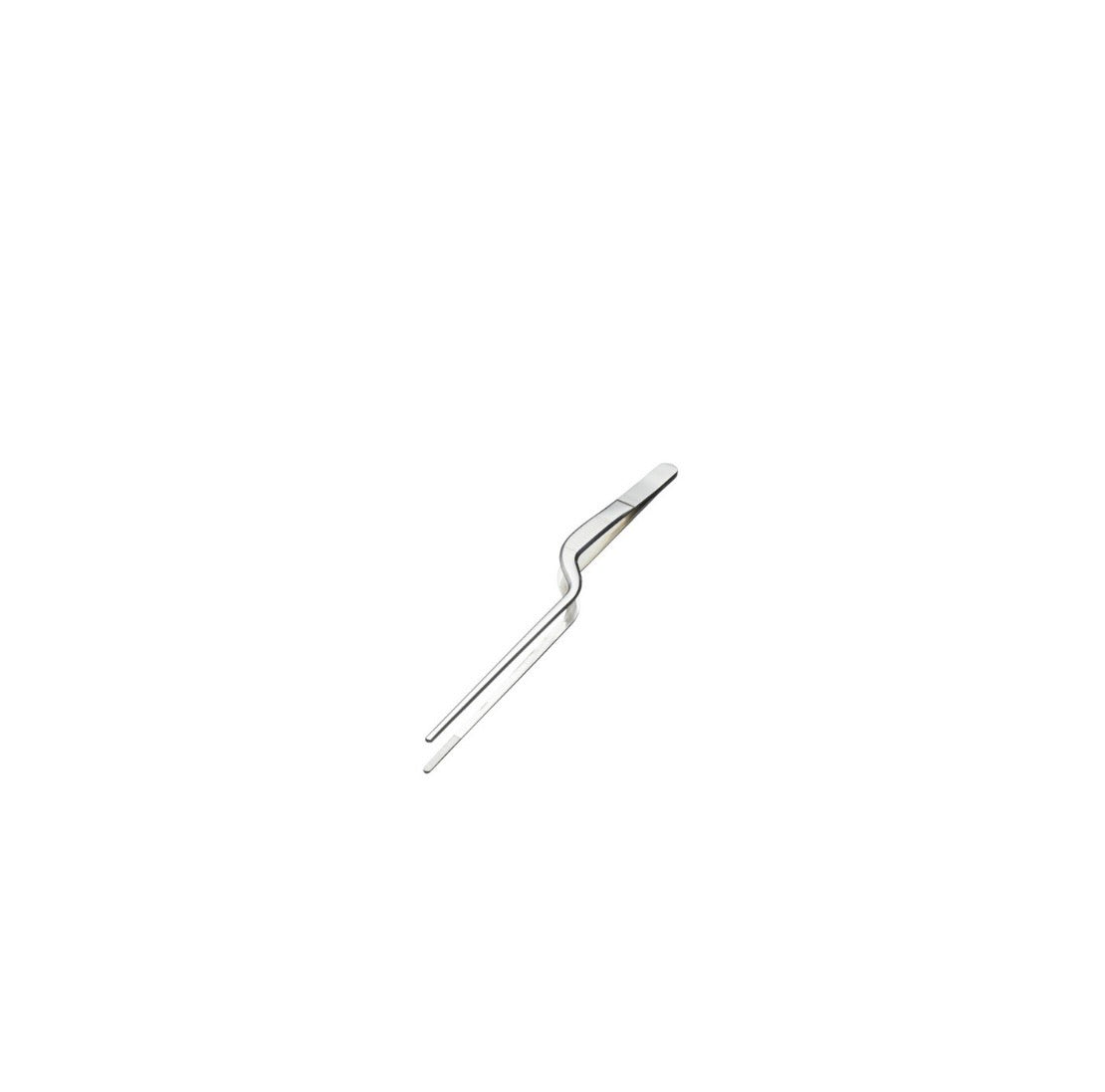 MasterClass Stainless Steel 21cm Curved Plating Tongs