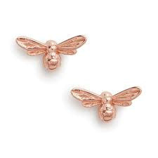 Olivia Burton Lucky Bee RoseGold Studs