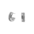 Olivia Burton Classic Entwine Silver Hoop Earrings