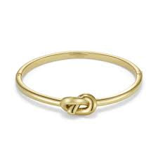 Olivia Burton Classic Lover's Knot Gold Plated Bangle