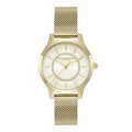 Olivia Burton Classic 30mm Wonderlust Ivory & Gold Mesh Watch