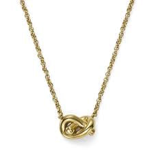 Olivia Burton Classic Lover's Knot Gold Plated Necklace