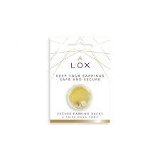 LOX Gold Secure Earrings Backs