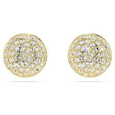 Swarovski Sublima Stud Earrings Gold