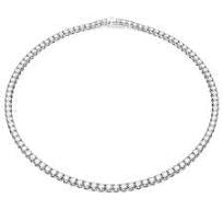 Swarovski White Matrix Tennis Necklace Medium