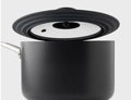 Taylor's Eye Witness Universal Pan Lid Silicone and Glass Black 16-18-20cm