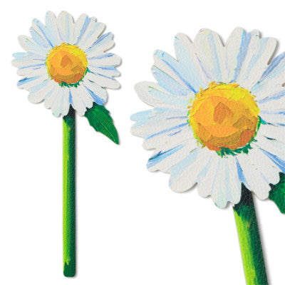 If Cardboard Creations Flower Bookmark Painted Daisy