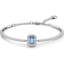 Swarovski Millenia Bangle Octagon Cut Pavé Blue Rhodium Plated