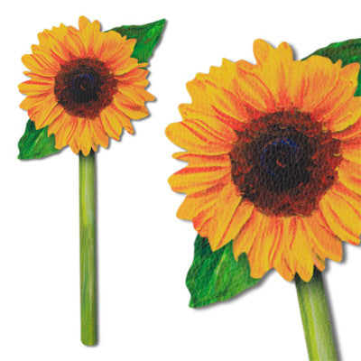 If Cardboard Creations Flower Bookmark Painted Sunflower