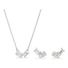Swarovski Mesmera Mixed Cuts White Set