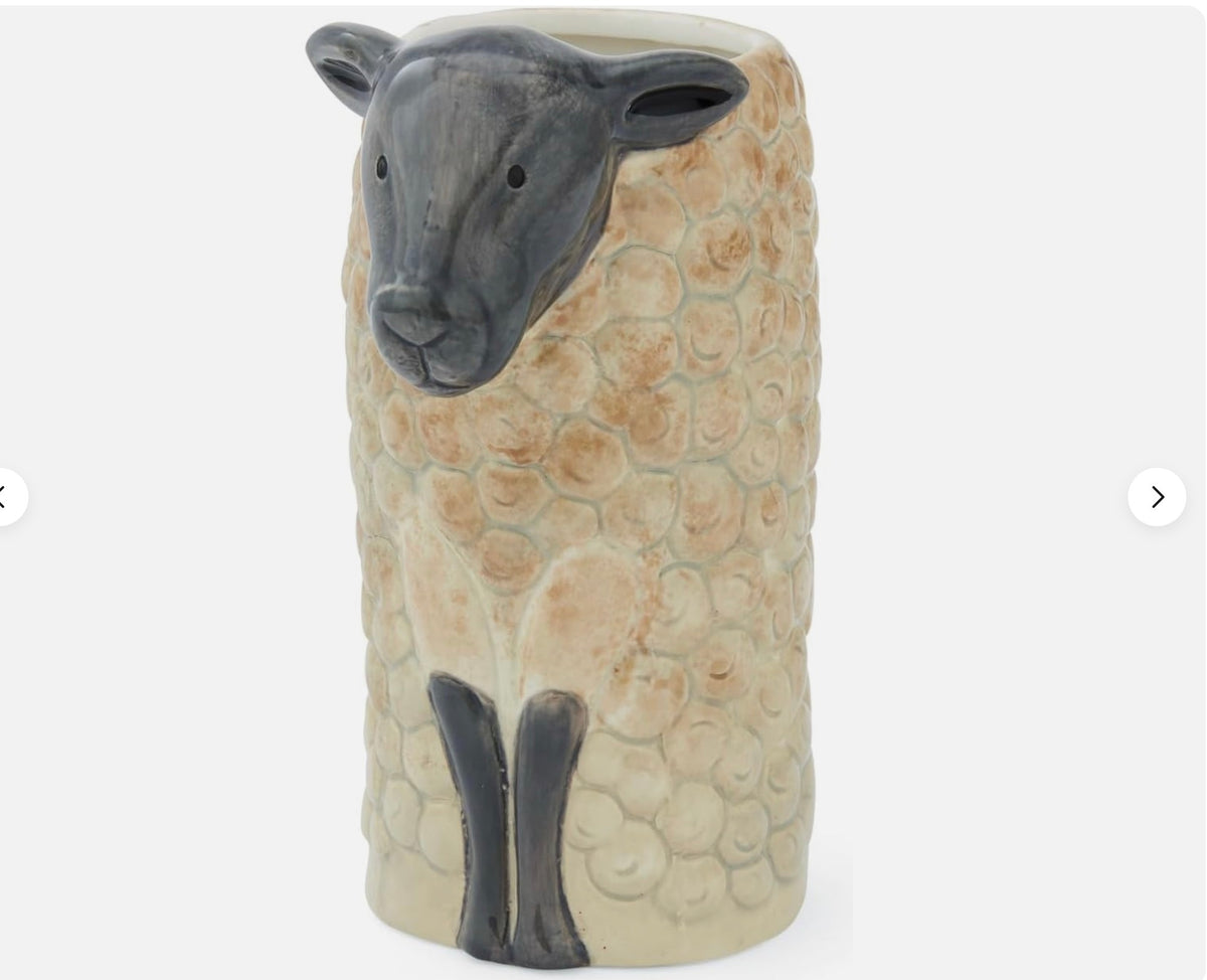 Cooksmart Highland Sheep Ceramic Pot or Vase