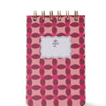 Designworks Ink Tulip Twin Wire Notepad Pinwheel Pink