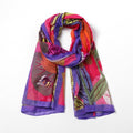 Eco Style Scarf Busy Bee Print Fuchsia