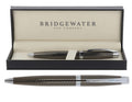 Bridgewater Lancaster Gunmetal & Chrome Ball Pen