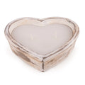 Heart Shaped Cement Stone Candle