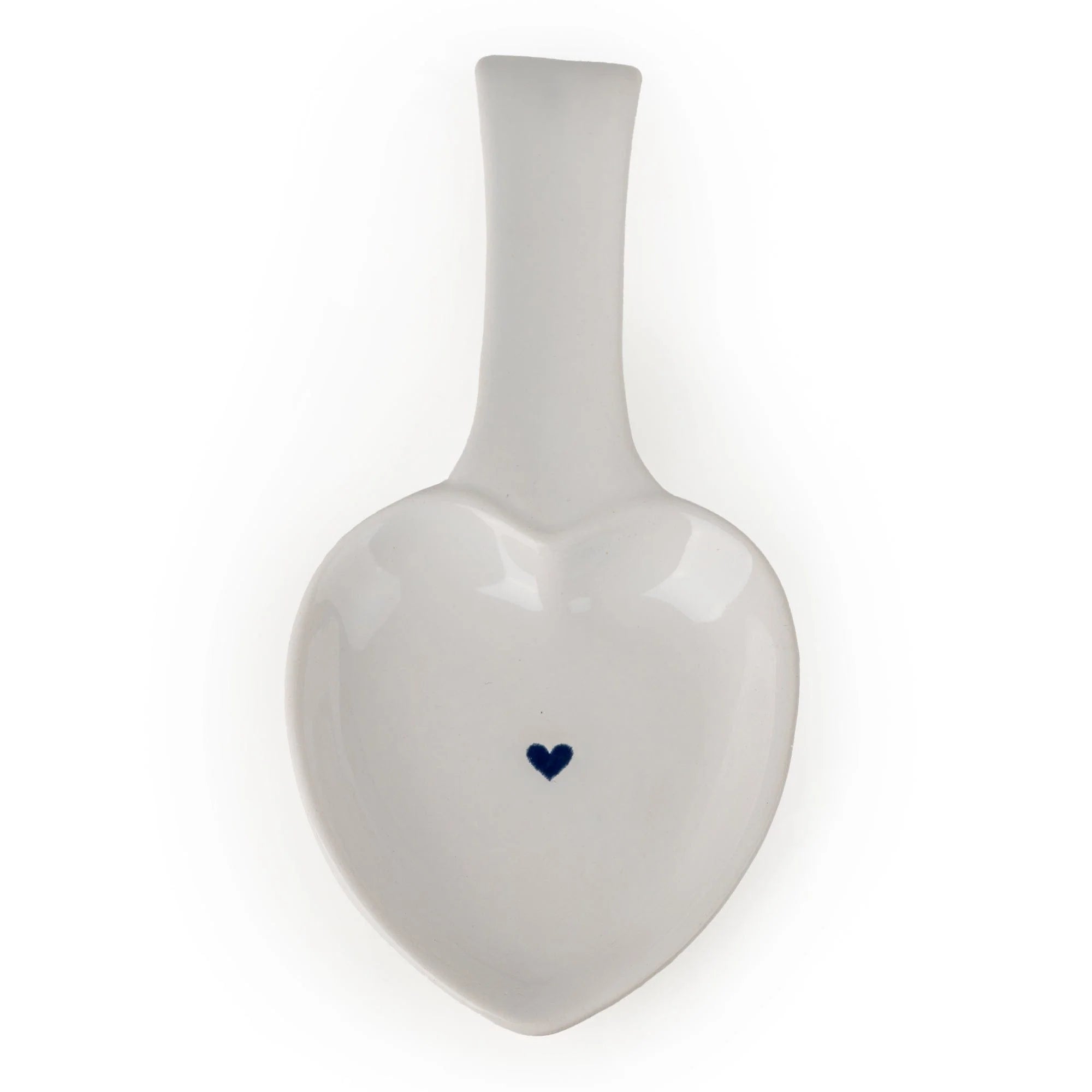 Ceramic Heart Shaped Spoon Rest