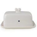 Heart Design Butter Dish