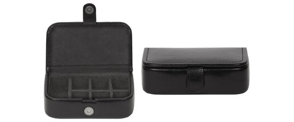 Men’s Black Leatherette Accessory Case