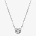 Swarovski Imber Necklace Round Cut White Rhodium Plated