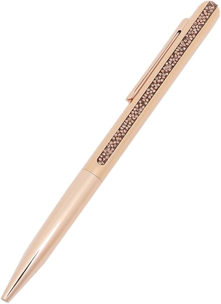 Swarovski Crystal Shimmer RoseGold Tone Ballpoint Pen