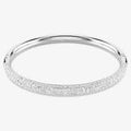 Swarovski Sublima Bangle Snow Pavé White Rhodium Plated Medium