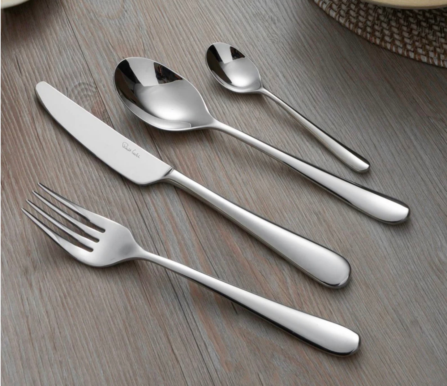 Robert Welch Kingham Bright 24 Piece Cutlery Set
