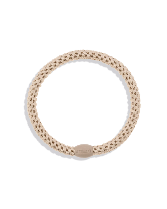 Kknekki Slim Light Beige Hair Tie