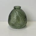 Vintage Green Leaf Bottle
