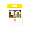 Talking Tables Milestone Number Candle 30