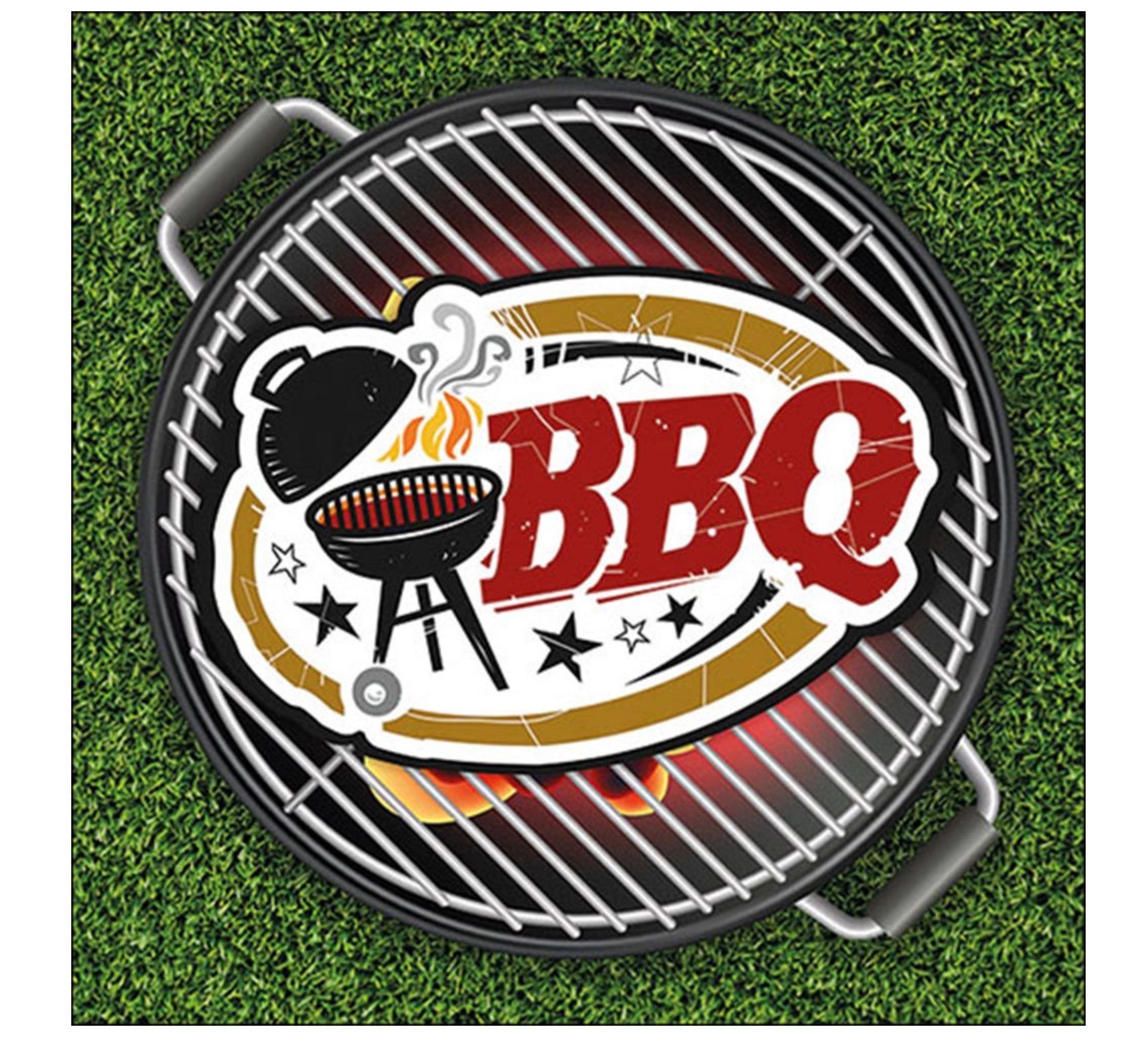 Ambiente Barbecue Grill, Garden, Summer, Paper Napkins 33 x 33 cm