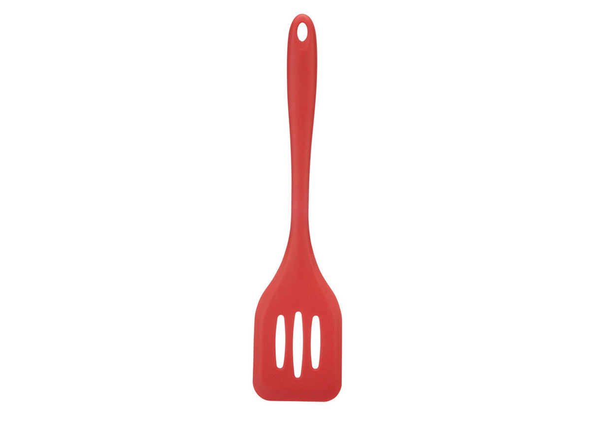 Fusion Twist Silicone Slotted Turner Red