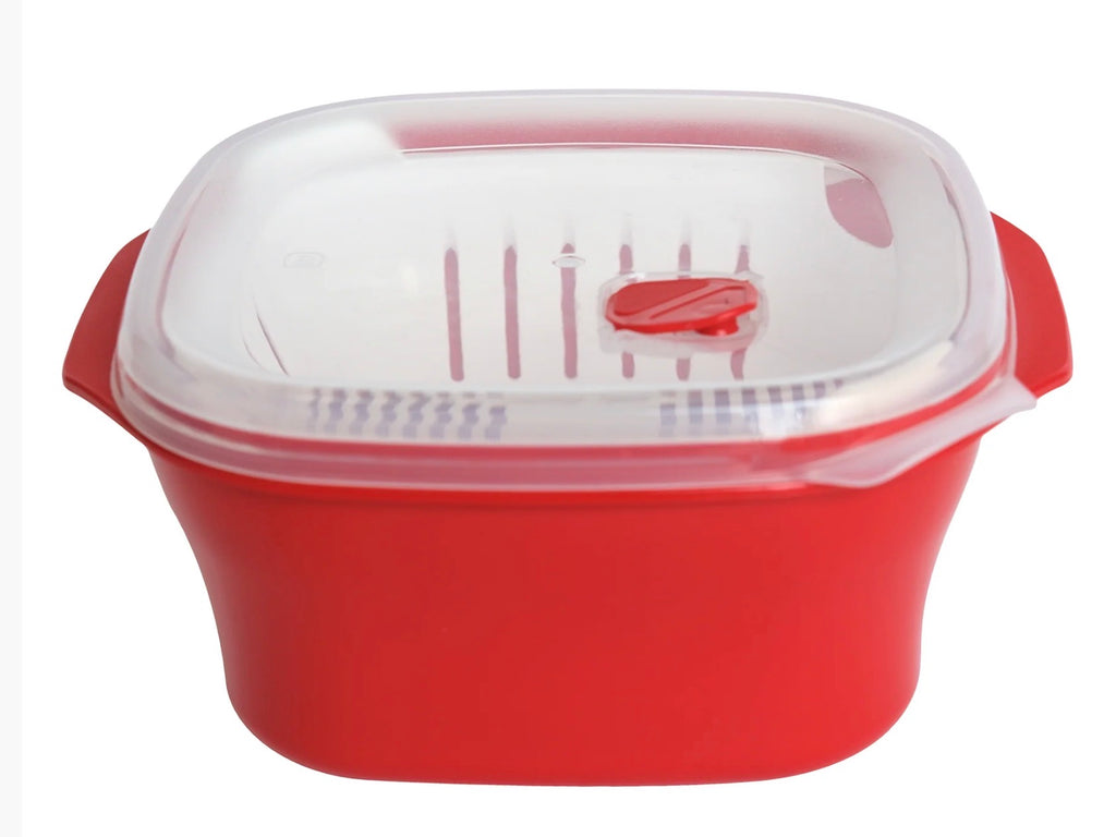 Good To Heat Microwave Steamer BPA Free, 2.6L & Healthy Cooking