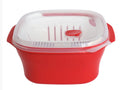 Good To Heat Microwave Steamer BPA Free, 2.6L & Healthy Cooking