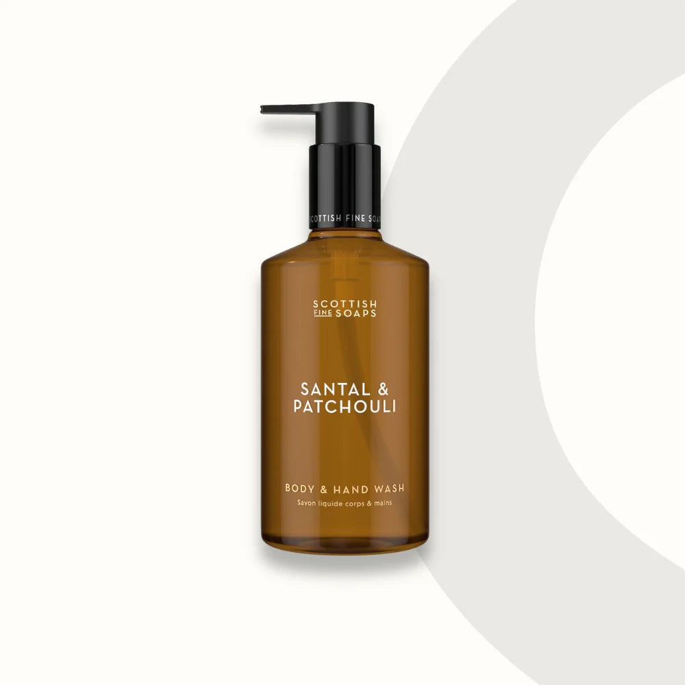 Scottish Fine Soaps Santal And Patchouli Body And Hand Wash 300ml