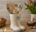 Cooksmart Hen House Lane Ceramic Utensil Pot/Vase Wellies
