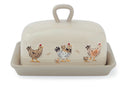 Cooksmart Hen House Lane Ceramic Butter Dish