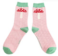 Miss Sparrow Dotted Toadstool Socks Blush