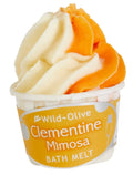 Wild Olive Clementine Mimosa Bath Melt