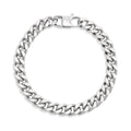 Unique & Co Men’s Stainless Steel 8mm Curb Chain Bracelet size 19cm