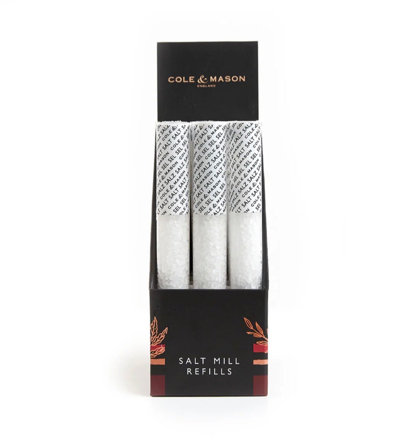Cole and Mason Salt Refill Tube 80g