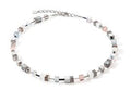 Coeur De Lion Ladies GeoCUBE Iconic Monochrome Necklace Peach