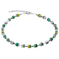 Coeur De Lion Ladies Sparkling Classic Green Necklace